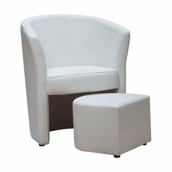 Location fauteuil club Chauffeuse blanche le havre Normandie